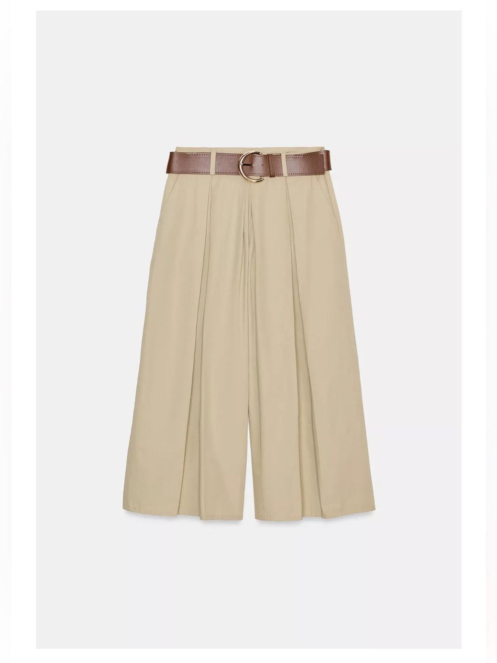 Zara Culottes & Belt - NWT - Picture 4 of 8